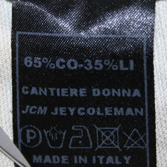 Italian Linen/Cotton Day 2 Nite Blazer Jacket - Picture 6 of 8